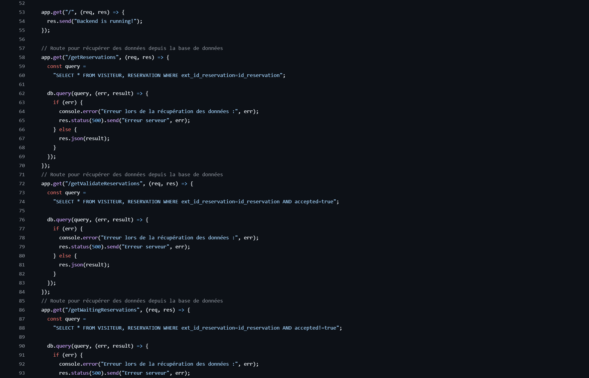 Back-end programmer